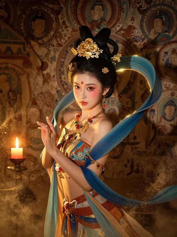 Dunhuang Mural Portrait