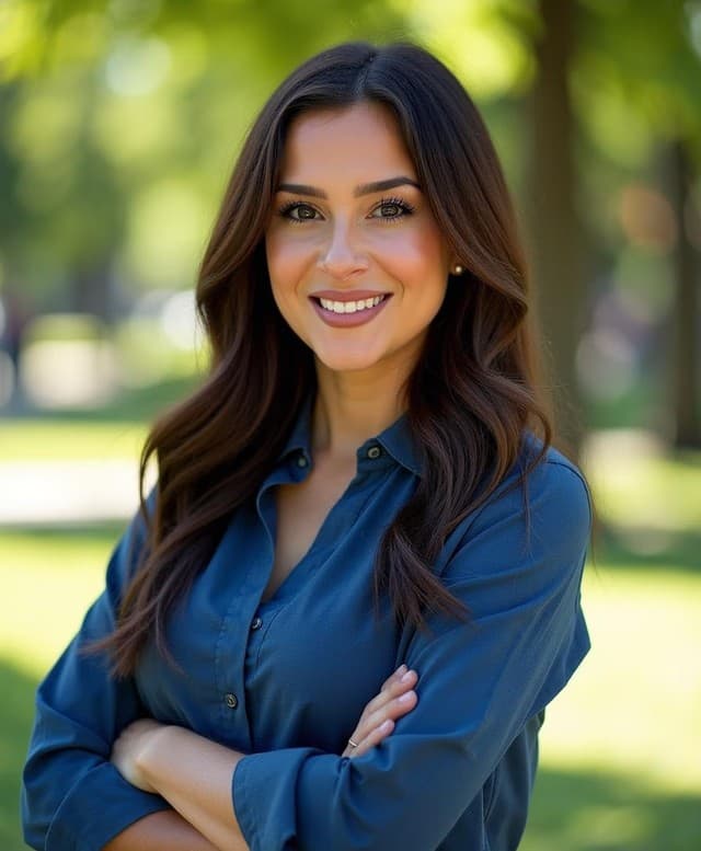 Outdoor Park Lush Green Trees